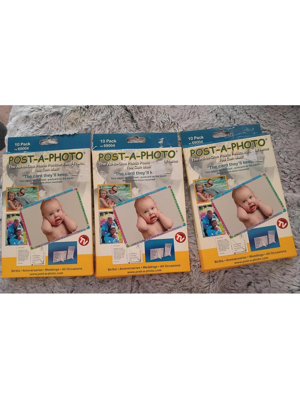 Vintage 2004 Post A Photo - photo postcard and frame you can mail 3 packs of 10